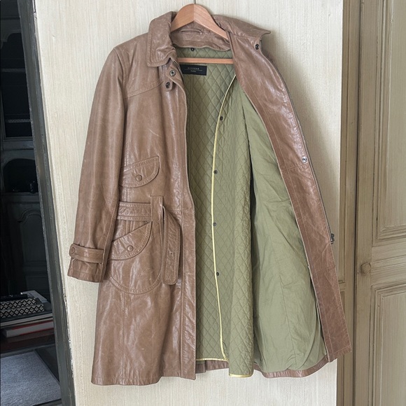 Carolyn Bassett Kennedy style -Max Mara Weekend - 1999 Leather Women's Coat - Picture 3 of 8